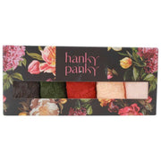 Hanky Panky Signature Lace Confezione da 5 infradito a vita bassa - Granito/Woodland/Argilla Ole/Melograno scuro/Vaniglia