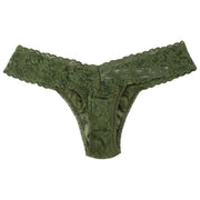 Hanky Panky Signature Lace Confezione da 5 infradito a vita bassa - Marshmallow/Bliss/Boysenberry/Navy/Macchiato