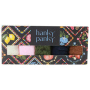 Hanky Panky Signature Lace Confezione da 5 infradito originali a vita - Marshmallow/Bliss/Boysenberry/Navy/Macchiato