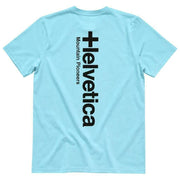 Helvetica Mountain Pioneers Maglietta Faro 2 - Celeste