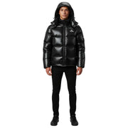 Helvetica Mountain Pioneers Piumino con cappuccio Freezer - Nero
