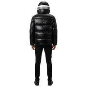 Helvetica Mountain Pioneers Piumino con cappuccio Freezer - Nero