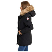 Helvetica Mountain Pioneers Giacca parka con cappuccio Lilli - Nera/Naturale