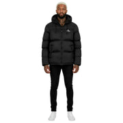 Helvetica Mountain Pioneers Piumino con cappuccio Middle Block - Nero
