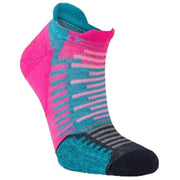 Hilly Active Socklets - Fluo Pink/Teal Green