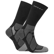 Hilly Marathon Fresh Crew Socks - Black/Grey