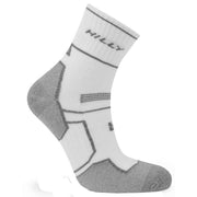 Hilly Twin Skin Anklet Socks - White/Grey Marl