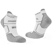 Hilly Twin Skin Socklets - White/Grey Marl