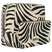 Borsa da toilette Hindbag Alix extra large - Ecru Zebra