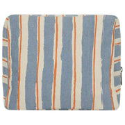 Borsa da toilette Hindbag Alix extra large - strisce arancioni/blu