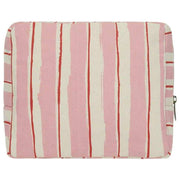 Borsa da toilette Hindbag Alix extra large - strisce rosa/rosse