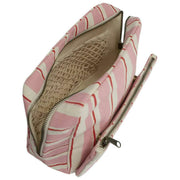 Borsa da toilette Hindbag Alix extra large - strisce rosa/rosse