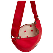 Borsa posteriore Andrea Half Moon Bag - Rosso carminio