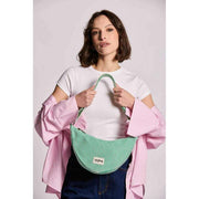 Borsa posteriore Andrea Half Moon Bag - Strisce verdi