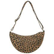 Borsa posteriore Andrea Half Moon Bag - Leopardo Cannella Marrone