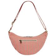 Borsa posteriore Andrea Half Moon Bag - Strisce rosse