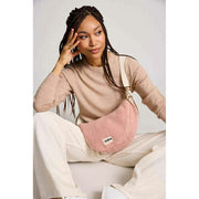 Borsa Hindbag Andrea Teddy Half Moon - Rosa cipria