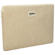 Custodia per laptop da 15 pollici Hindbag Ava Medium Weave - beige nudo