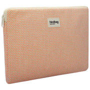 Custodia per laptop da 13 pollici Hindbag Ava Small Weave - rosa corallo