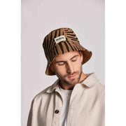 Cappello da pescatore Bob Hindbag - Cannella Zebra Marrone