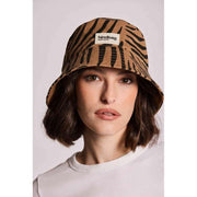 Cappello da pescatore Bob Hindbag - Cannella Zebra Marrone
