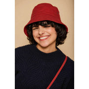Cappello da pescatore Hindbag Bob - Rosso terracotta