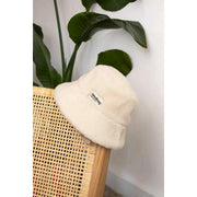 Cappello da pescatore Hindbag Bob Teddy - Bianco artico