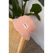 Cappello da pescatore Hindbag Bob Teddy - Rosa cipria