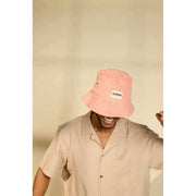 Cappello da pescatore Hindbag Bob Terry - rosa corallo