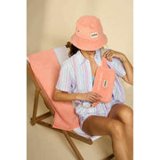 Cappello da pescatore Hindbag Bob Terry - rosa corallo