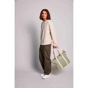 Borsa tote piccola Cesar Hindbag - verde argilla