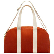Borsa da bowling Hindbag Charlie - Velluto mattone arancione
