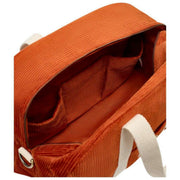 Borsa da bowling Hindbag Charlie - Velluto mattone arancione