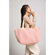 Borsa tote Hindbag Claude Teddy - rosa cipria