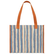 Borsa tote Hindbag Claude - strisce arancioni/blu