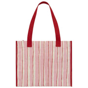 Borsa tote Hindbag Claude - strisce rosse/rosa