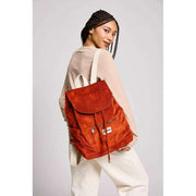 Zaino Hindbag Eliot - Velluto mattone arancione