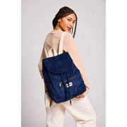 Zaino Hindbag Eliot - Velluto blu navy