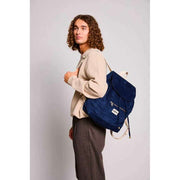Zaino Hindbag Eliot - Velluto blu navy