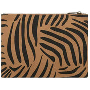 Custodia media con cerniera Hindbag Ema - Zebra Cannella Marrone