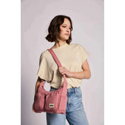 Borsa a tracolla multitasche Hindbag Emile - rosa cipria