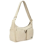 Borsa a tracolla multitasche Hindbag Emile - Juta Beige