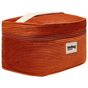 Borsa da toilette Gaspard Hindbag - Velluto mattone arancione