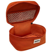 Borsa da toilette Gaspard Hindbag - Velluto mattone arancione