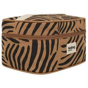Borsa da toilette Gaspard Hindbag - Zebra Cannella Marrone