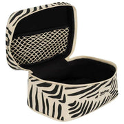Borsa da toilette Gaspard Hindbag - Crema zebrata