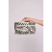 Borsa da toilette Gaspard Hindbag - Crema zebrata