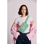 Marsupio Hindbag Harry rettangolare - strisce verdi