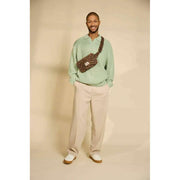 Marsupio rettangolare Harry Hindbag - Leopardo Cannella Marrone
