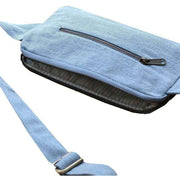 Hindbag Harry Rectangular Bum Bag - Denim Blue